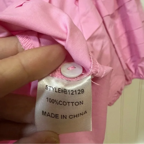 JODIFL Light Pink Button-Up Blouse - Picture 6 of 8